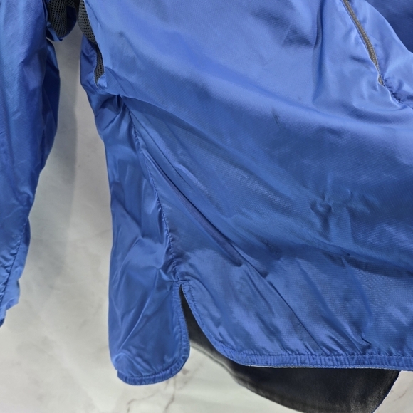 Marmot Rain Jacket Womens Large Blue Shell Water Resistant Fleece Lined Wind - Picture 9 of 14